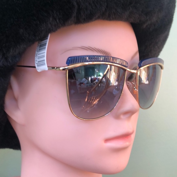 Balmain Sunglasses– 56mm Upper Brow Bar BLUE